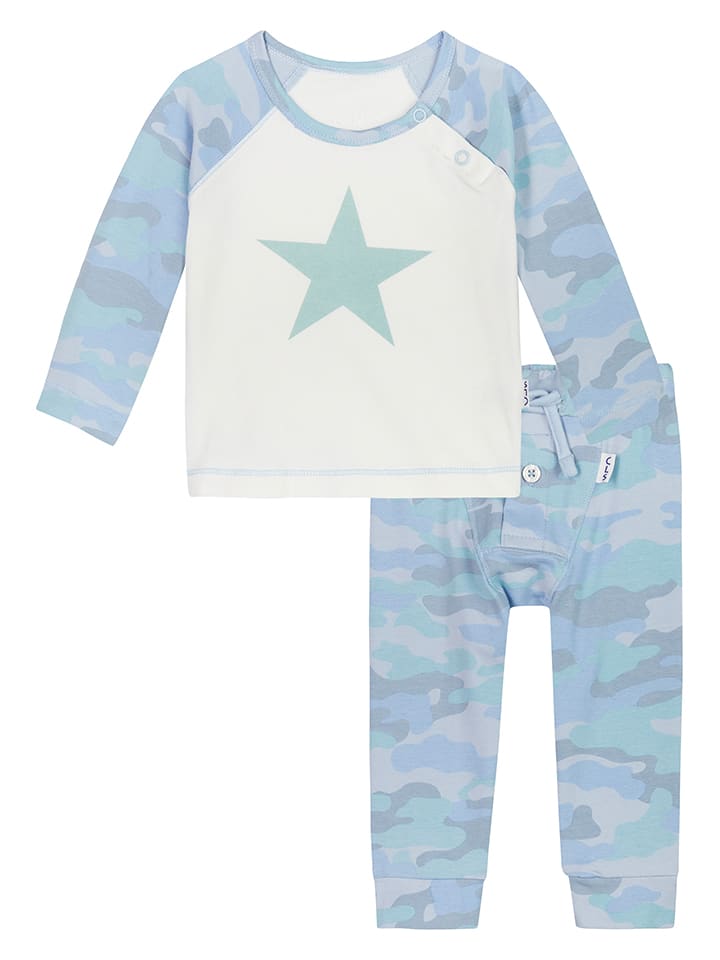 Claesens Pyjama in Hellblau günstig kaufen