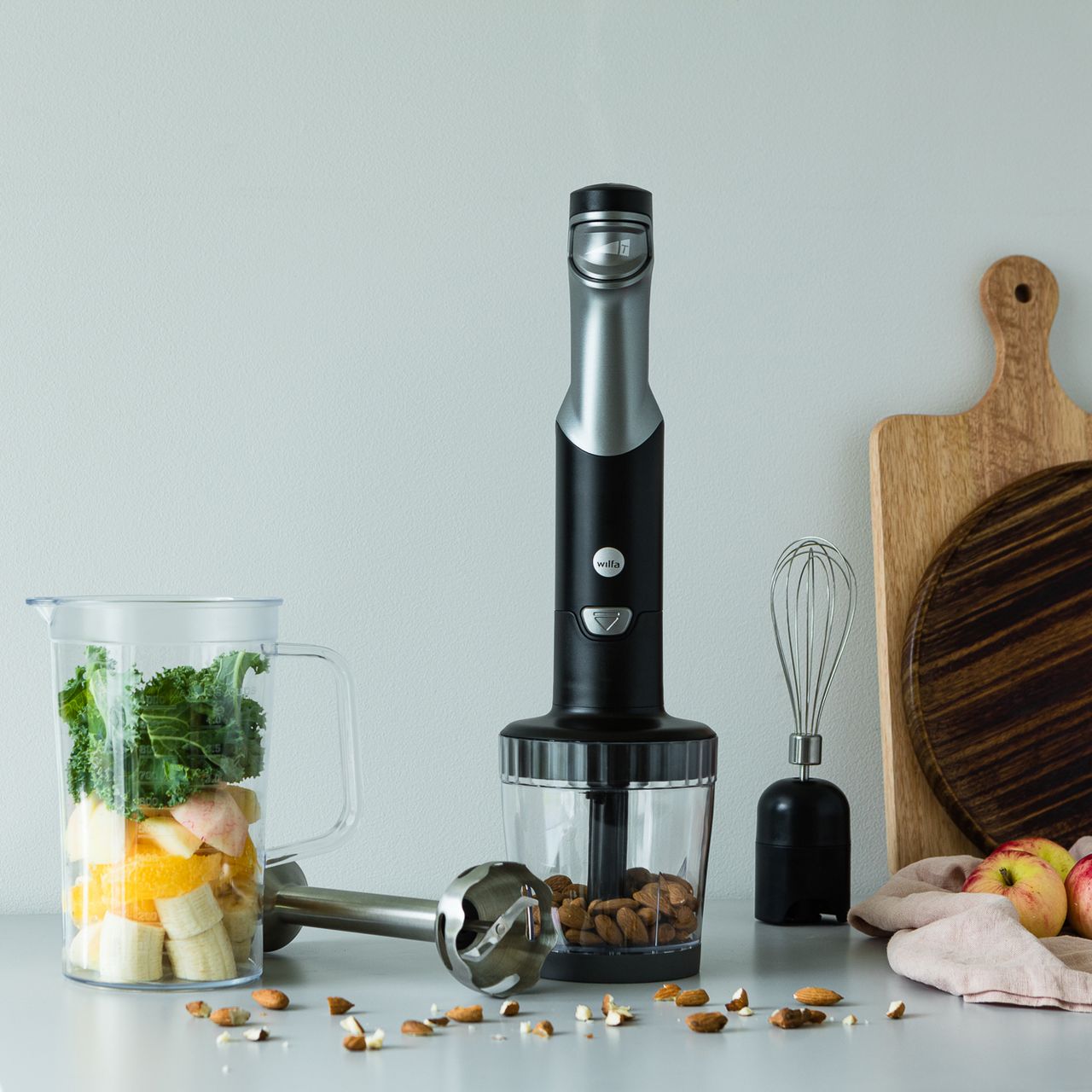 Wilfa Stabmixer ESSENTIAL mit Schneebesen