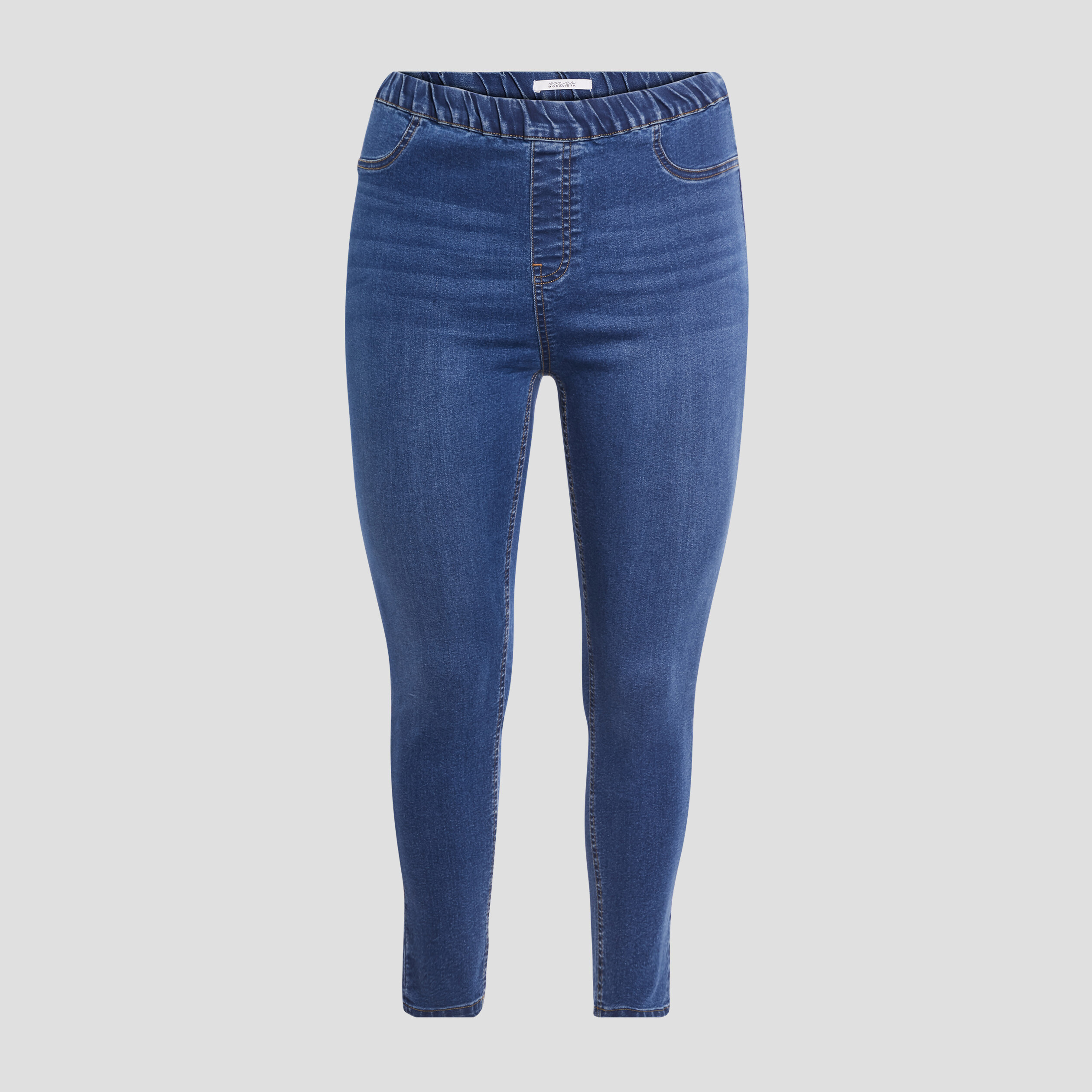 Pantalon jegging denim double stone femme grande taille | La Halle