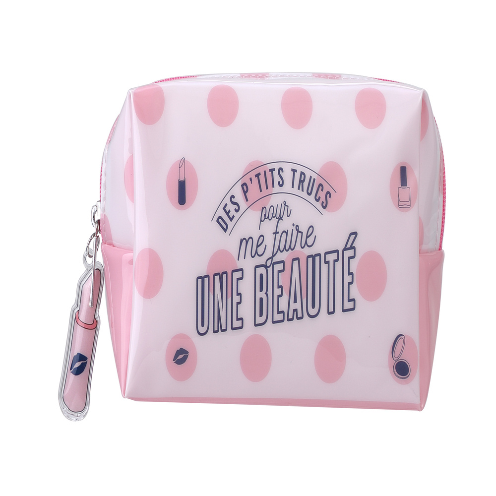 takecare Petite Trousse de voyage rose & blanche Trousses de voyage