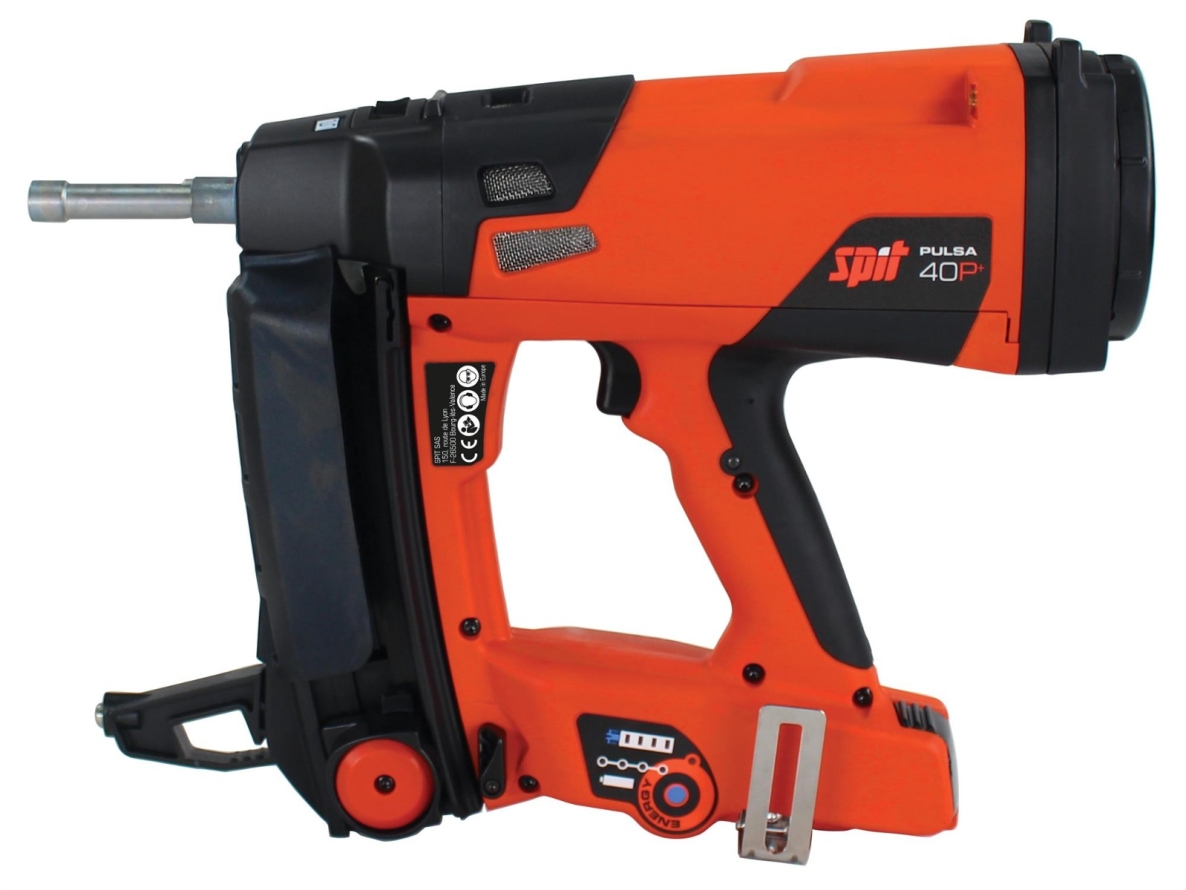 Spit 019652 Pulsa 40P+ Gas häftpistol för entreprenören 15-40 mm + extra säkerhet