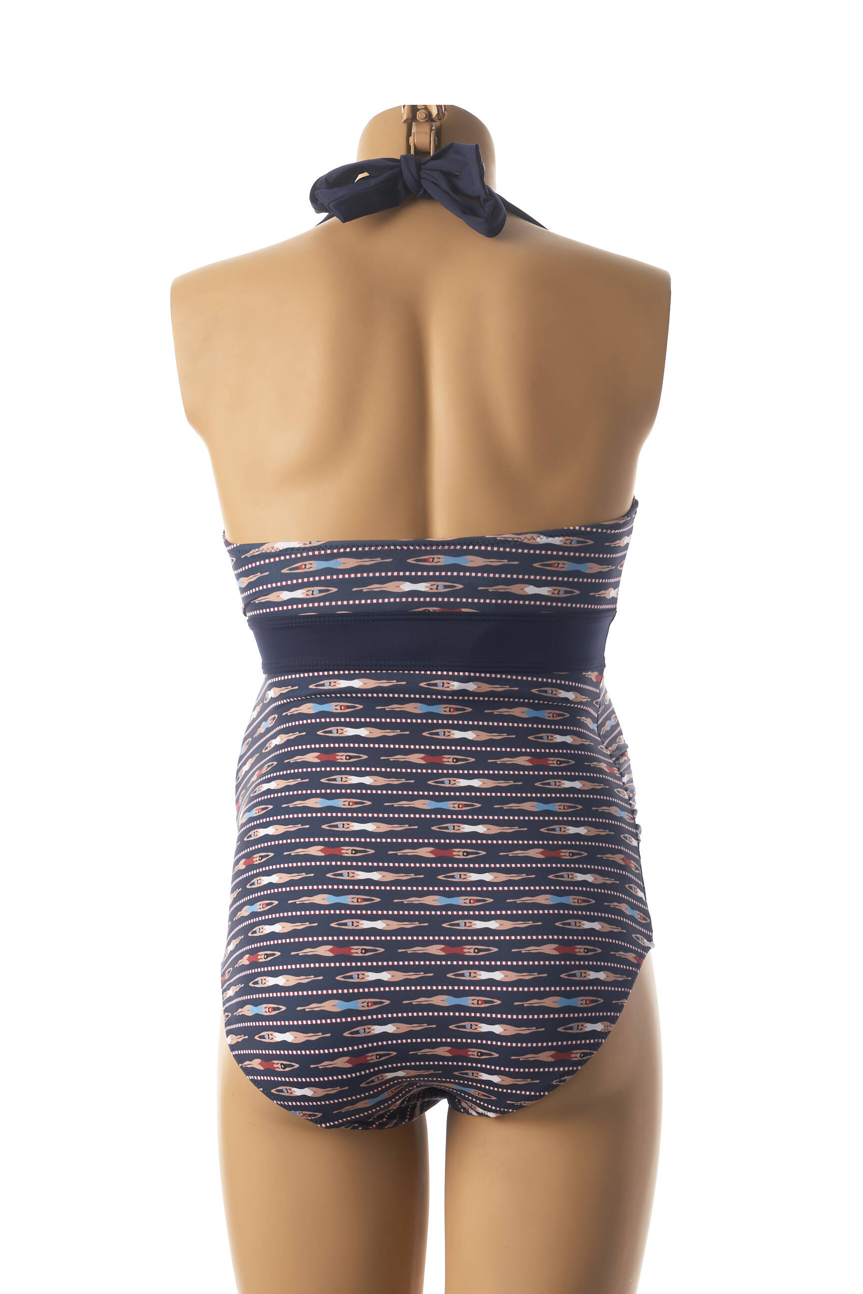 Cache Coeur Maillots2bain Maternite Femme couleur bleu