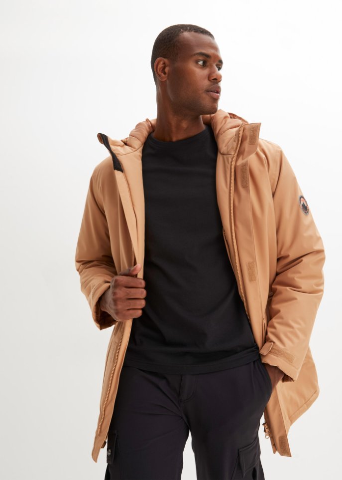 Hybrid-Thermo-Outdoorjacke mit Steppfutter