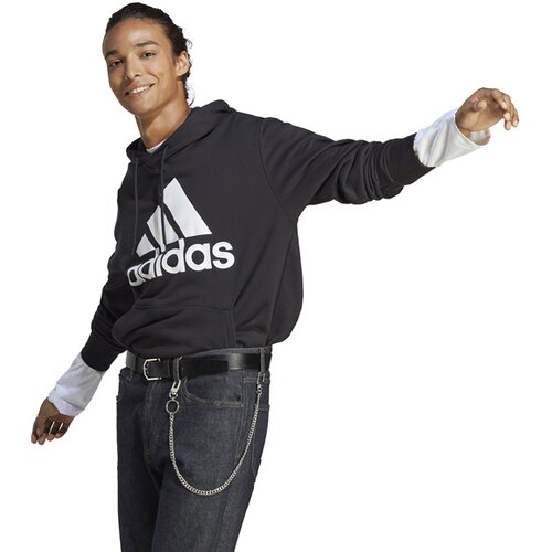 HERREN KAPUZENSWEAT ESSENTIALS FRENCH TERRY BIG LOGO