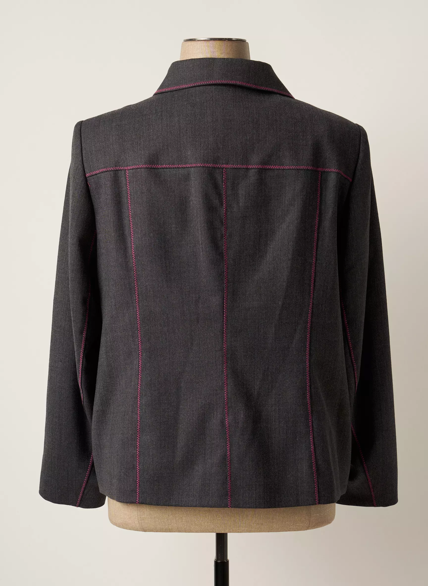 Atian Vestecasual Femme couleur gris