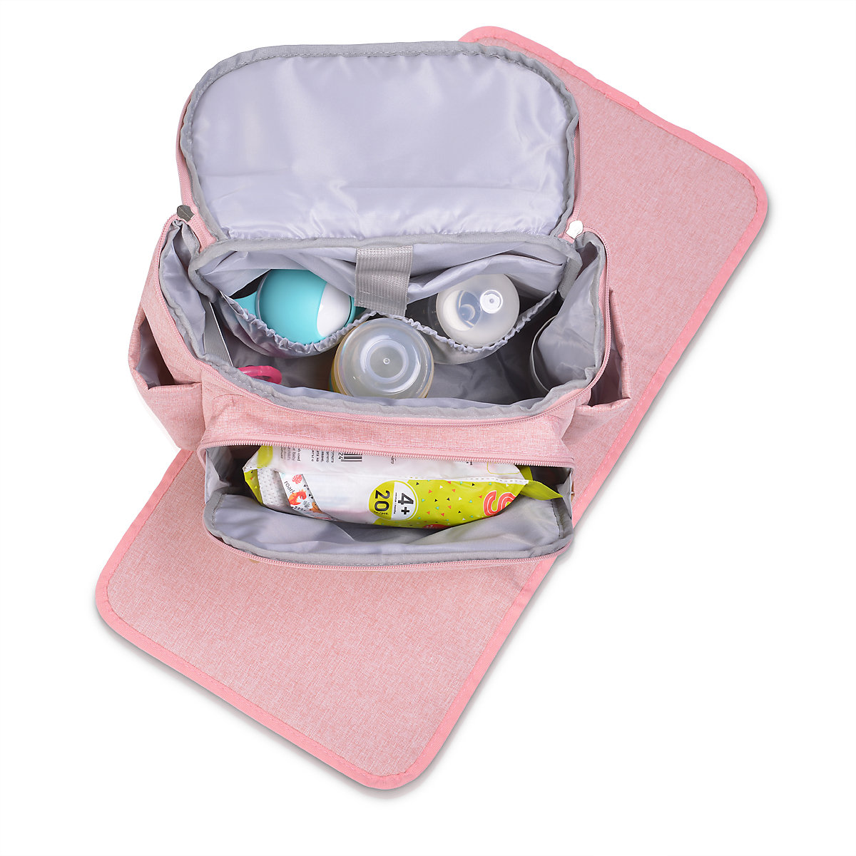 Kinderwagentasche Megan Wickelunterlage Reißverschluss Wickeltaschen