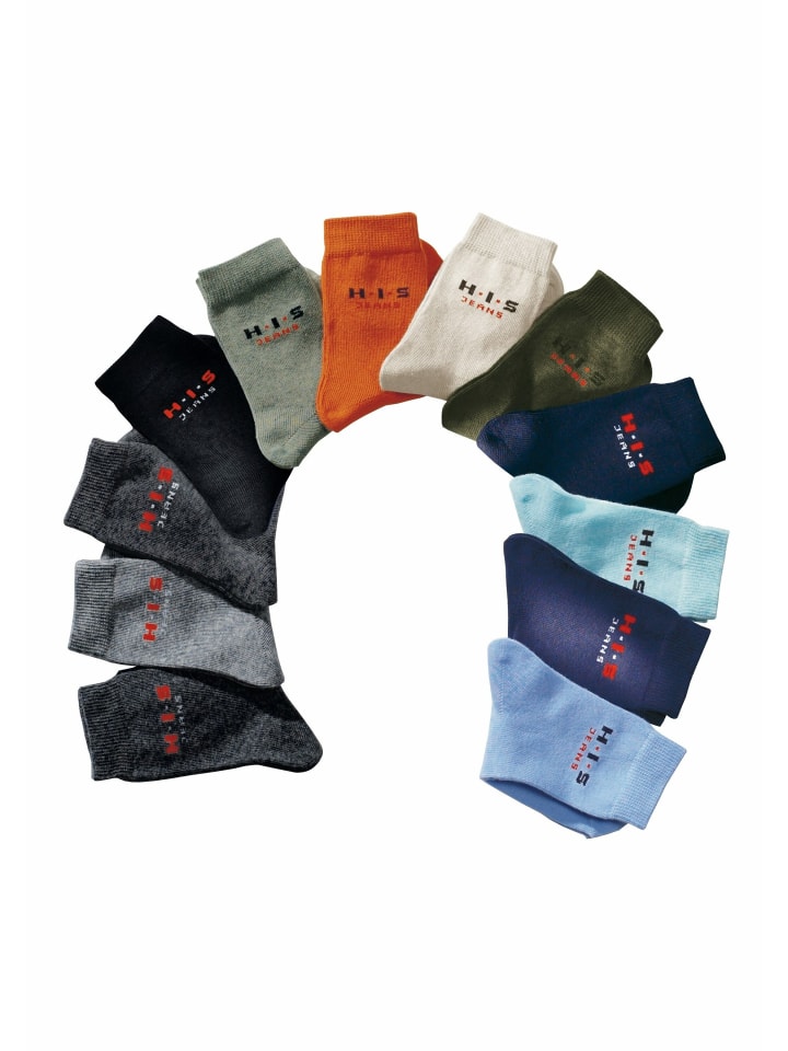 H.I.S Kniestrümpfe in hellblau, marine, blau, dunkelblau günstig kaufen