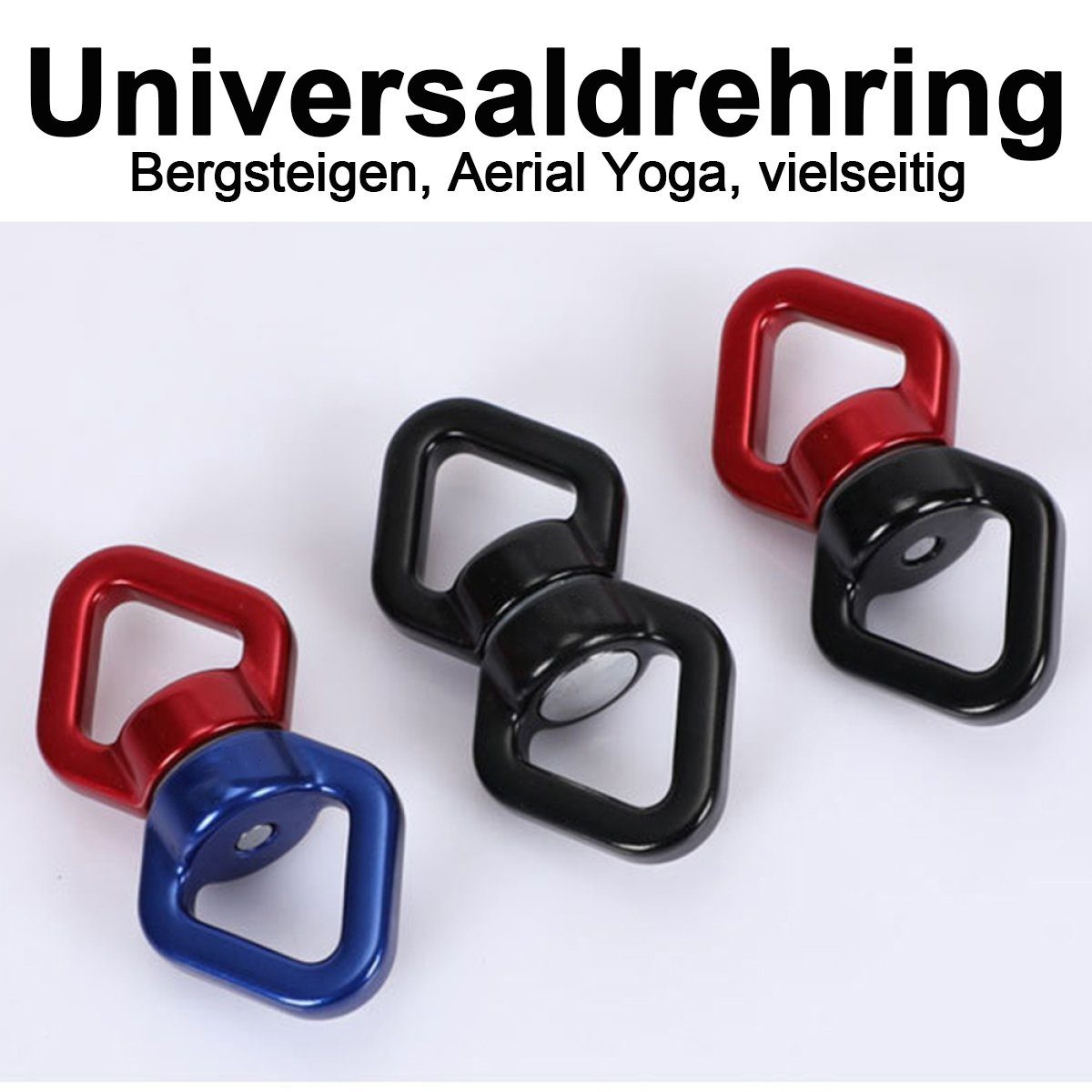 Rwoythk Klettergurt Swing Swivel, Rotator Swing Spinner Micro Swivel Device