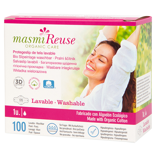 BIO Baumwoll-Slipeinlage bis zu 100x waschbar MASMI  1 St
