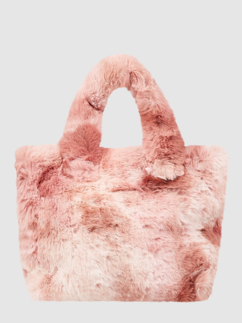 Shopper aus Kunstfell Modell 'Gia' in rosé