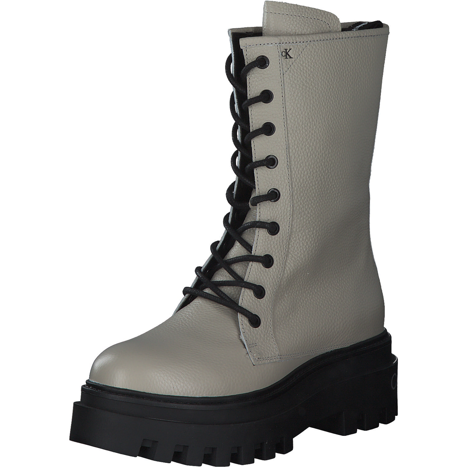 Calvin Klein YW0YW00843, Schnürstiefeletten, Damen, Beige