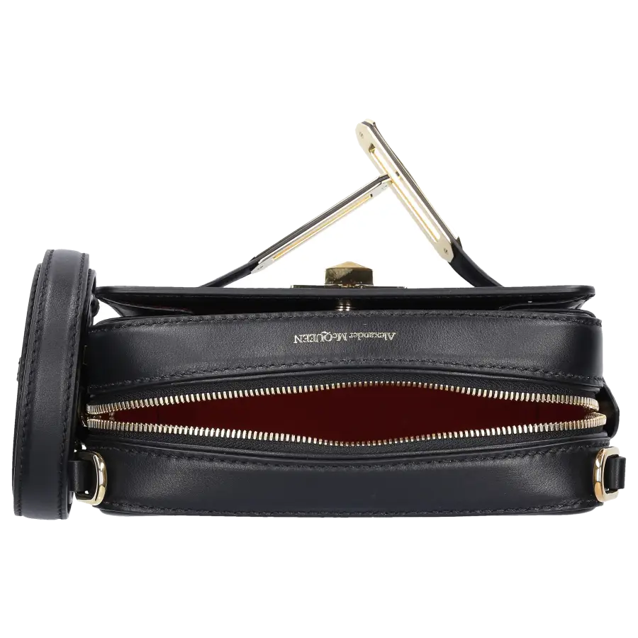 Alexander McQueen - Handtasche THE MYTH Kalbsleder - schwarz