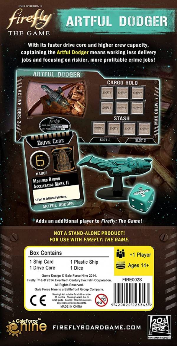 Firefly: Artful Dodger (Exp.) (engl.)