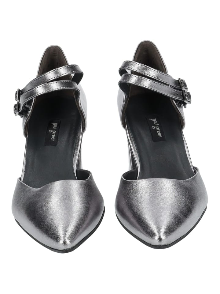 Paul Green Pumps in Metallic Silver günstig kaufen