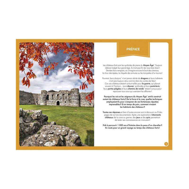 Livre A la découverte des châteaux forts - Auzou