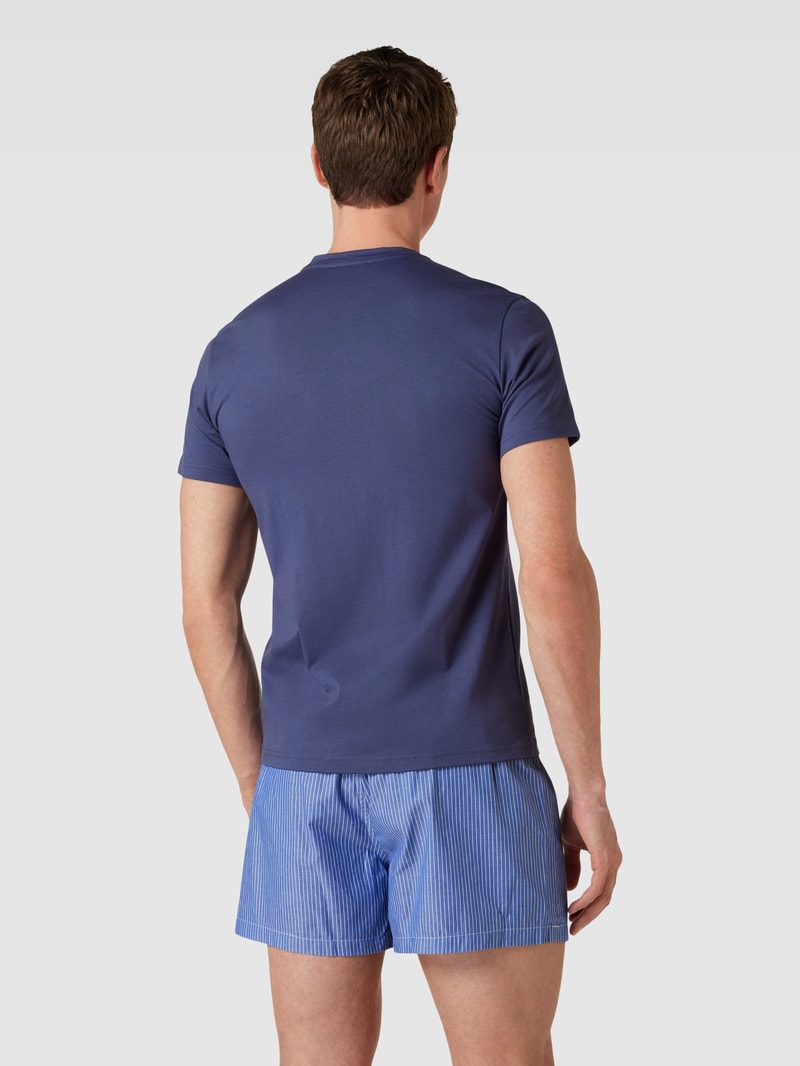 Pyjama aus Baumwolle in blau