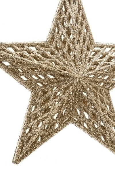 MyFlair 3er-Set Weihnachtsanhänger, Silberglitter