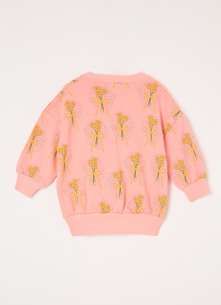 Mini Rodini megztinis „Winter Flowers“ iš ekologiškos medvilnės