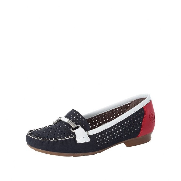 RIEKER Stiefeletten blau