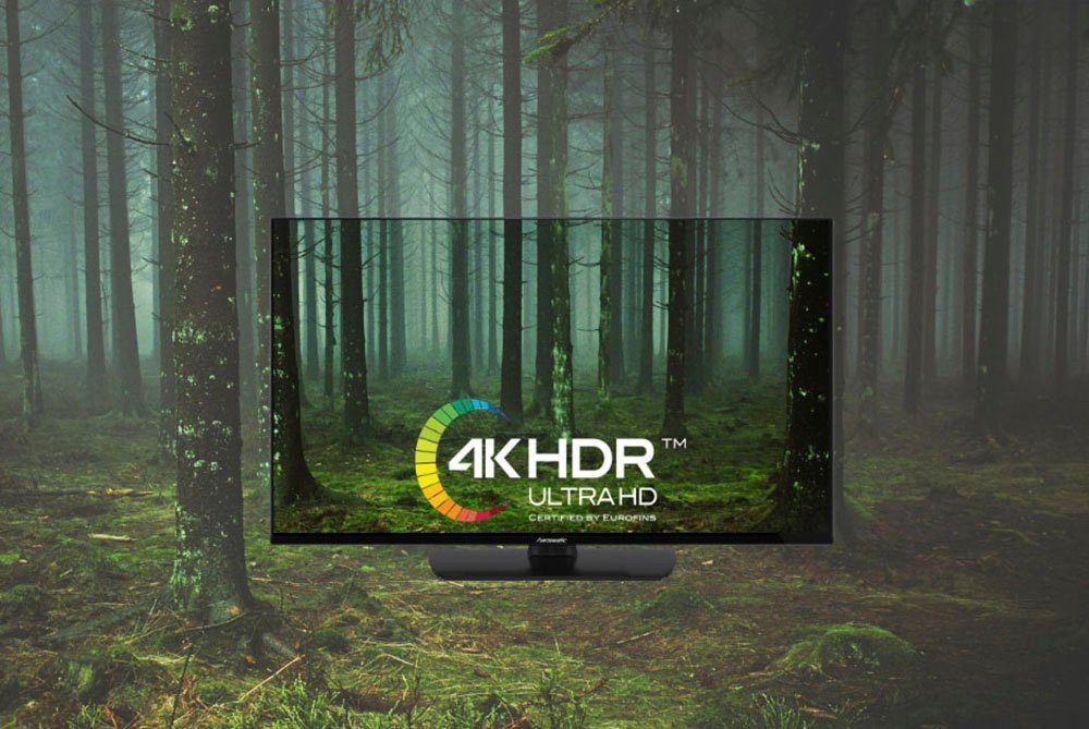 Hanseatic 50U800UDS LED-Fernseher (126 cm/50 Zoll, 4K Ultra HD, Android TV, Smart-TV)
