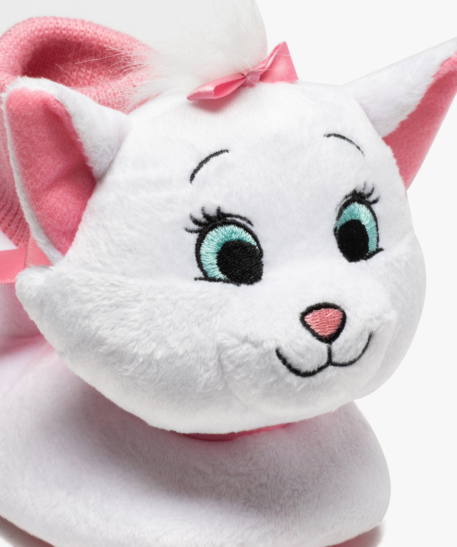 Chaussons fille peluche Marie – Les Aristochats blanc | GEMO