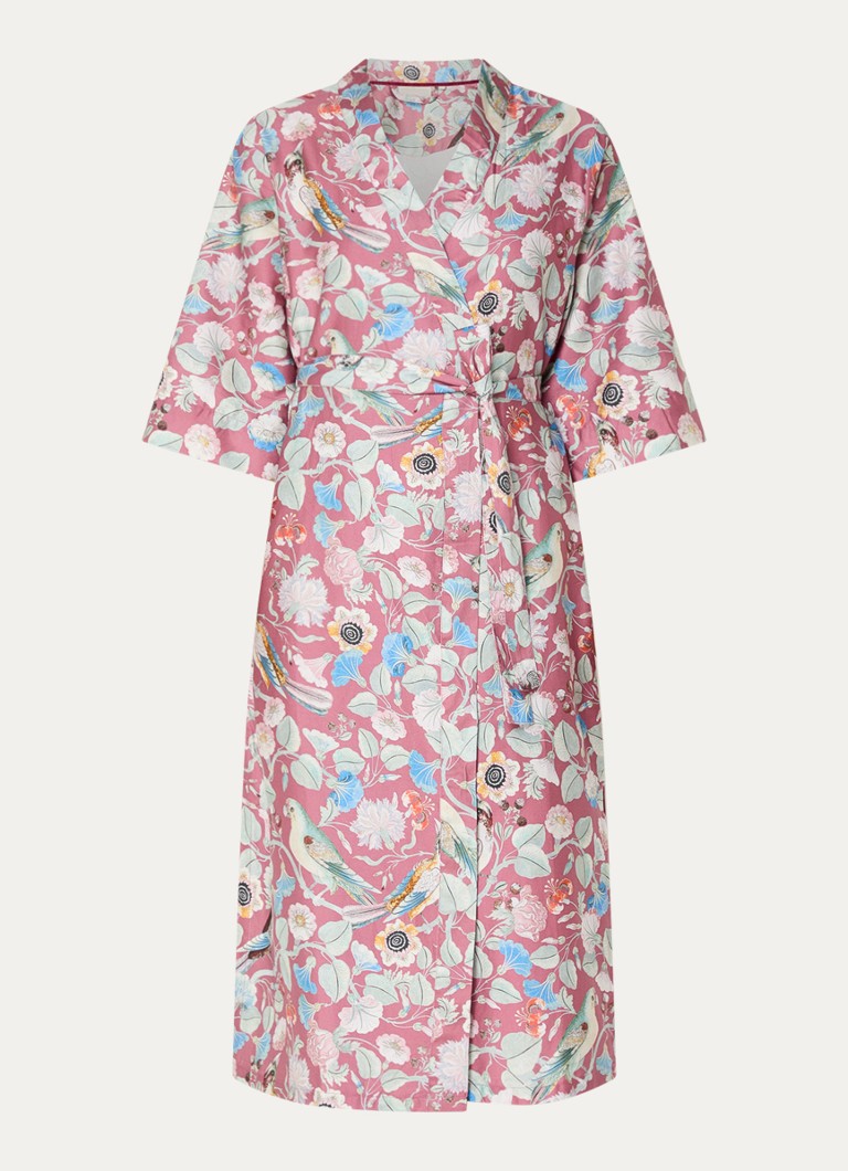 Essenza  Ilona Aleste kimono van biologisch katoen met bloemenprint