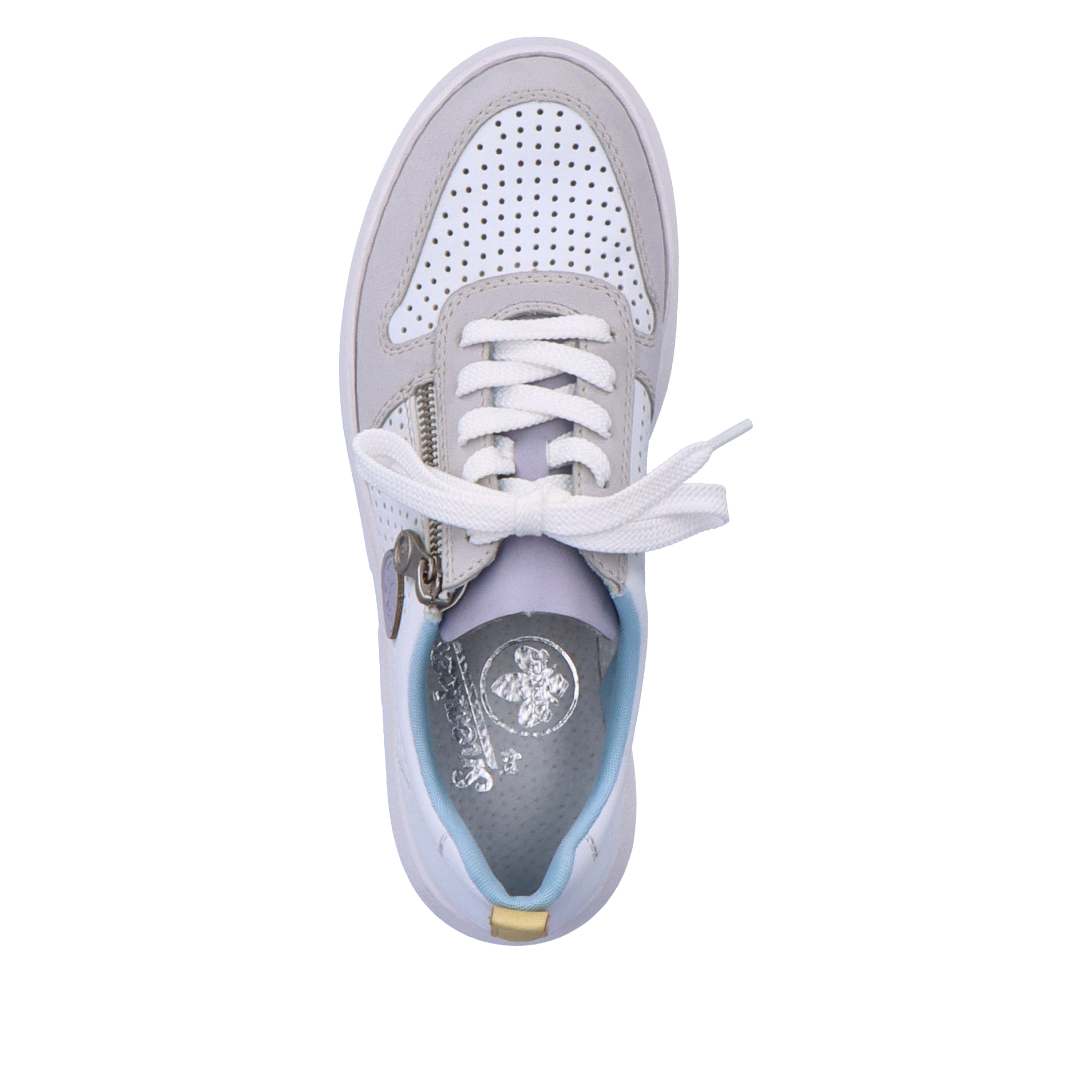 Rieker Damen Sneaker Low edelweiß