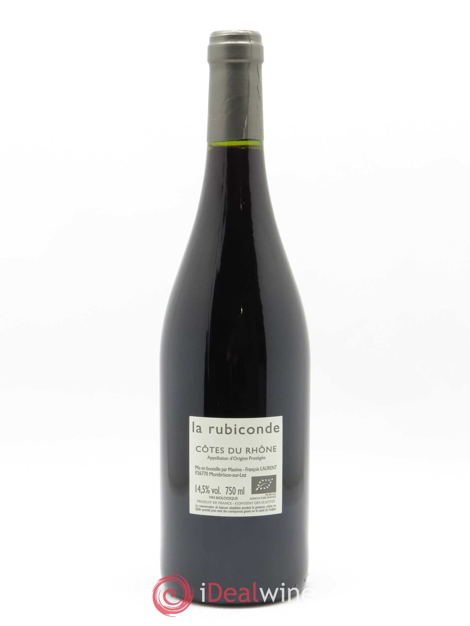 Côtes du Rhône Rubiconde Maxime-François Laurent (Gramenon)  2017 - Lot de 1 Bouteille