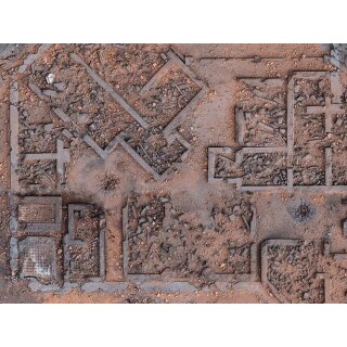 Desert Warzone City 2.0 Matte 30x22 Zoll geeignet für Kill Team und Warcry