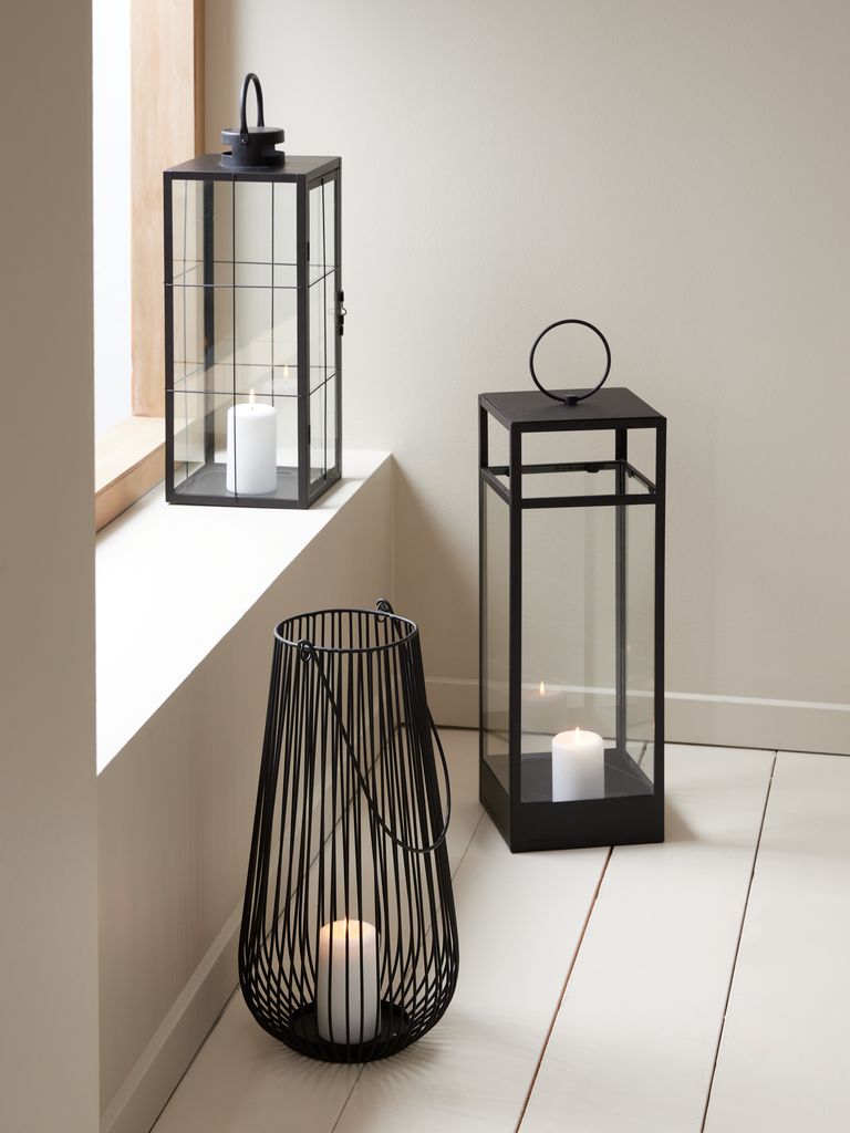 VILLADS VILLADS lantern W20xD20xH50cm black