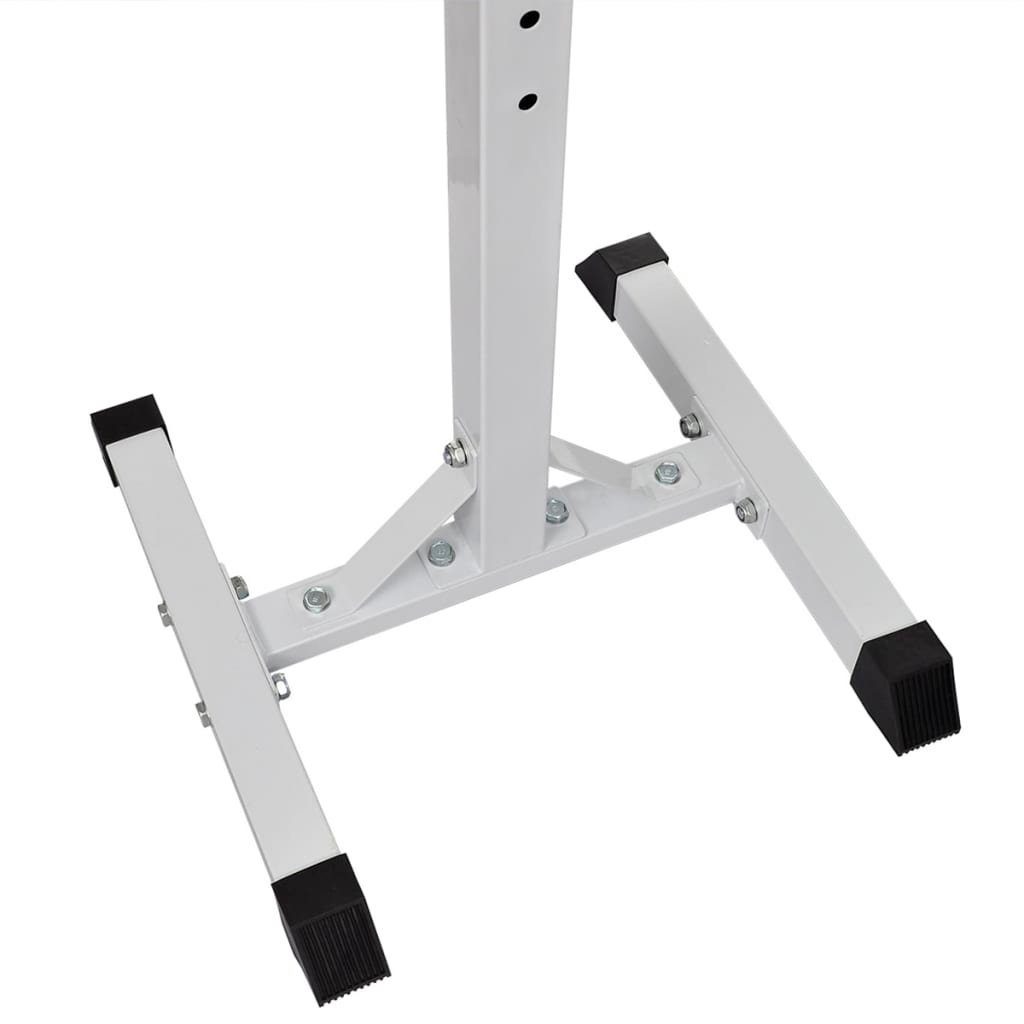 vidaXL Hantelbank Kniebeugen-/Langhantelständer mit Hantel-Set 30,5 kg
