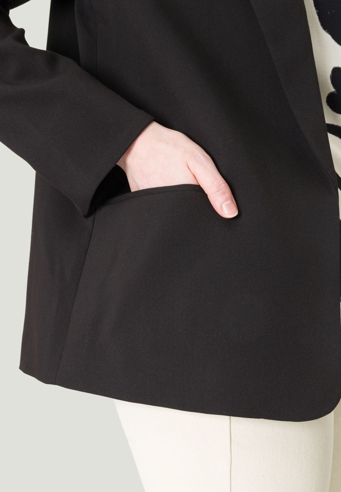 Eleganter Blazer mit Paspeltaschen