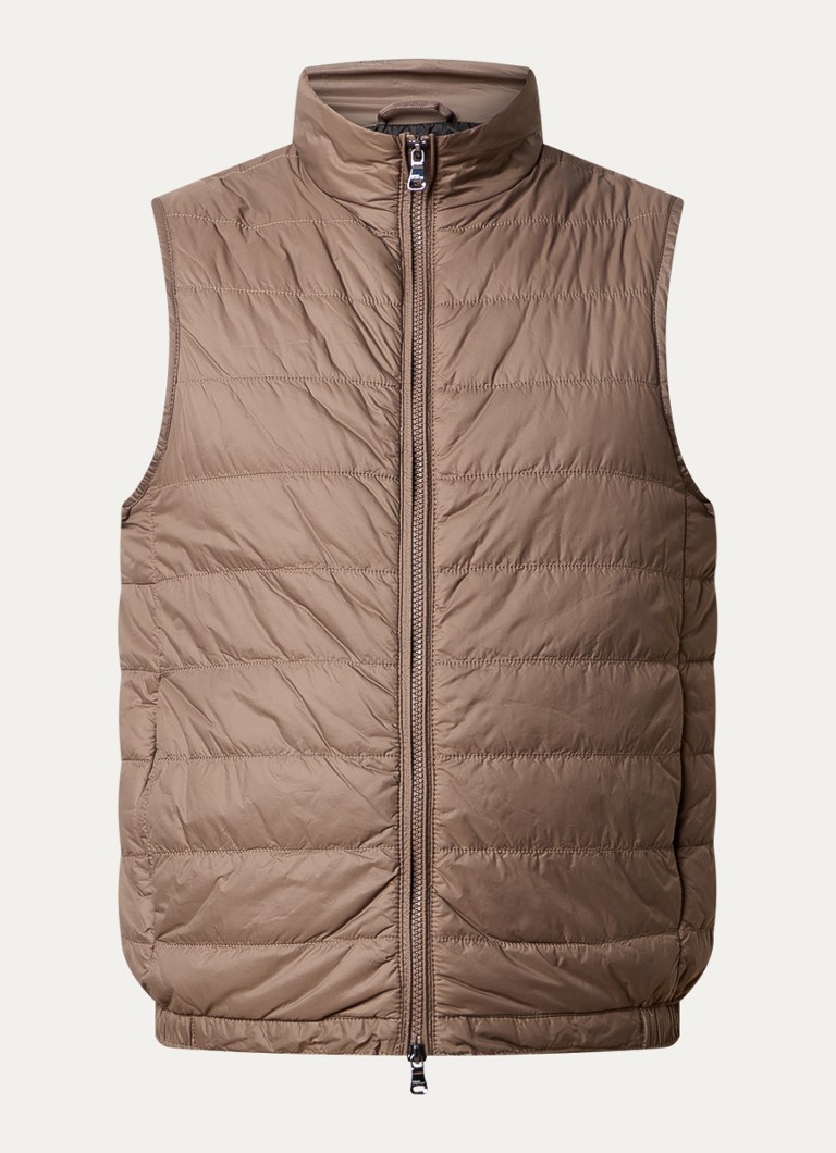 Oscar Jacobson Padded bodywarmer with zipper pockets