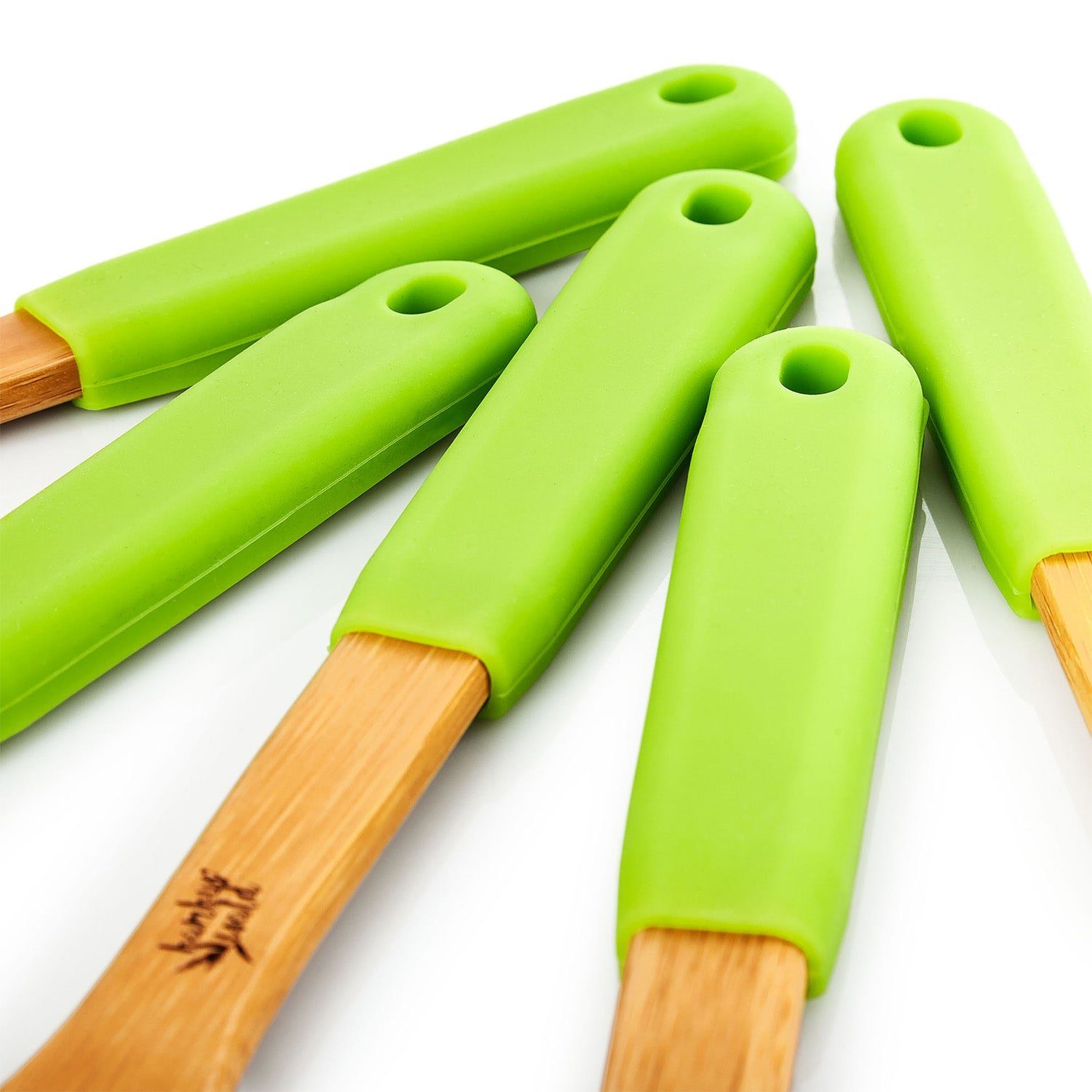 Klarstein Kochbesteck-Set 5er Set Küchenzubehör mit Silikongriff