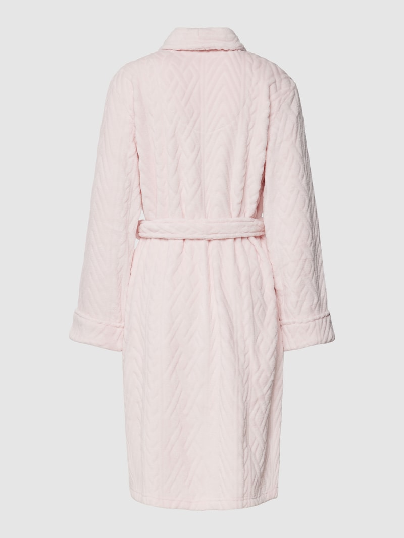 Bademantel mit Bindegürtel in rosa