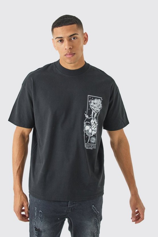Oversize T-Shirt mit Print