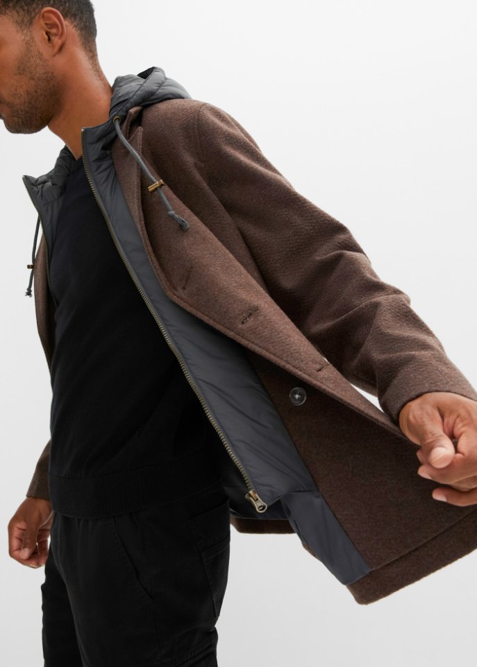 Winter-Cabanjacke 2 in 1 Optik
