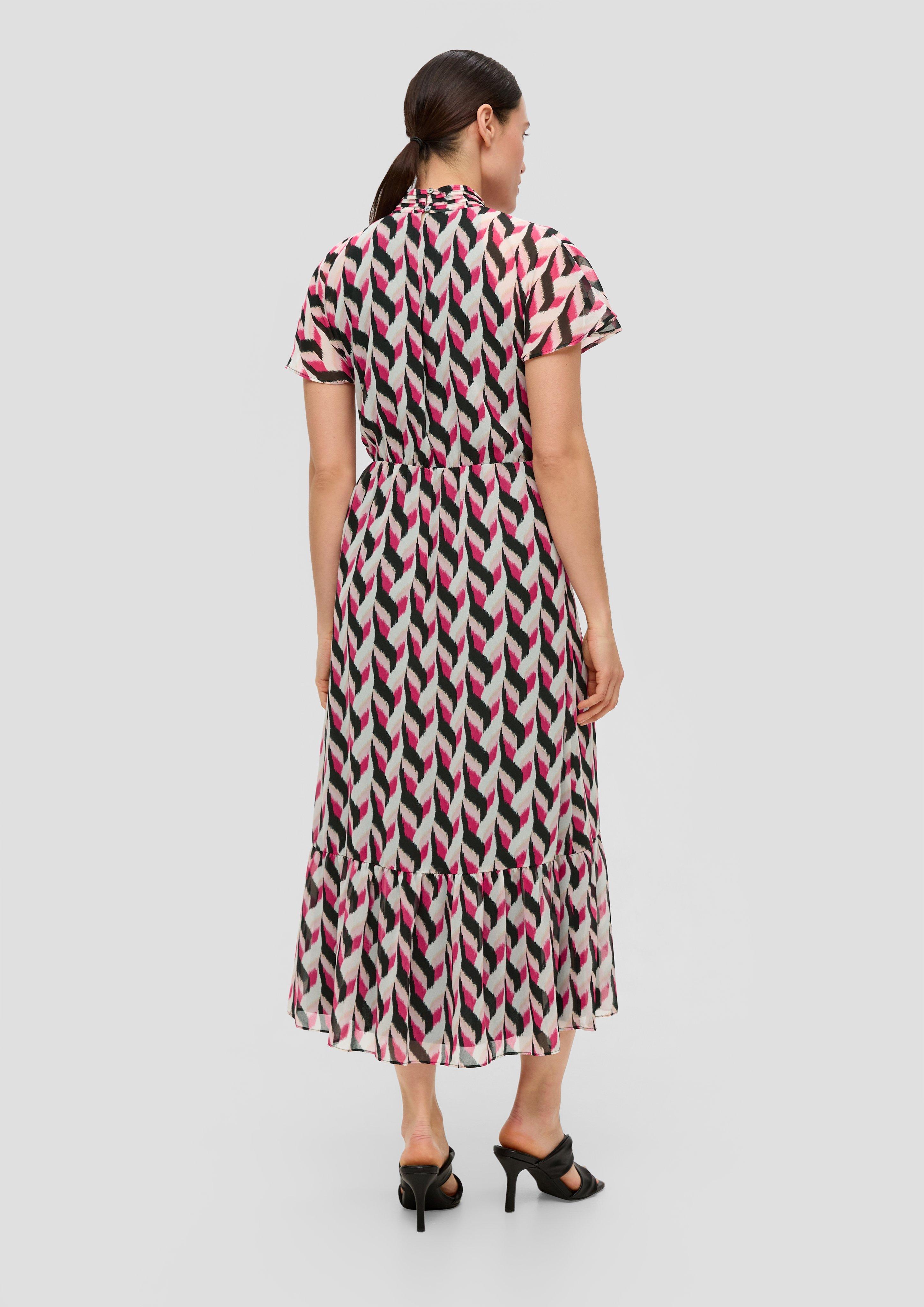 Maxikleid mit All-over-Print  2141549-99B2