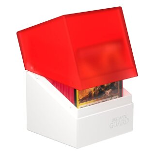 Ultimate Guard Boulder Deck Case 100+ Synergy Rot/Weiß