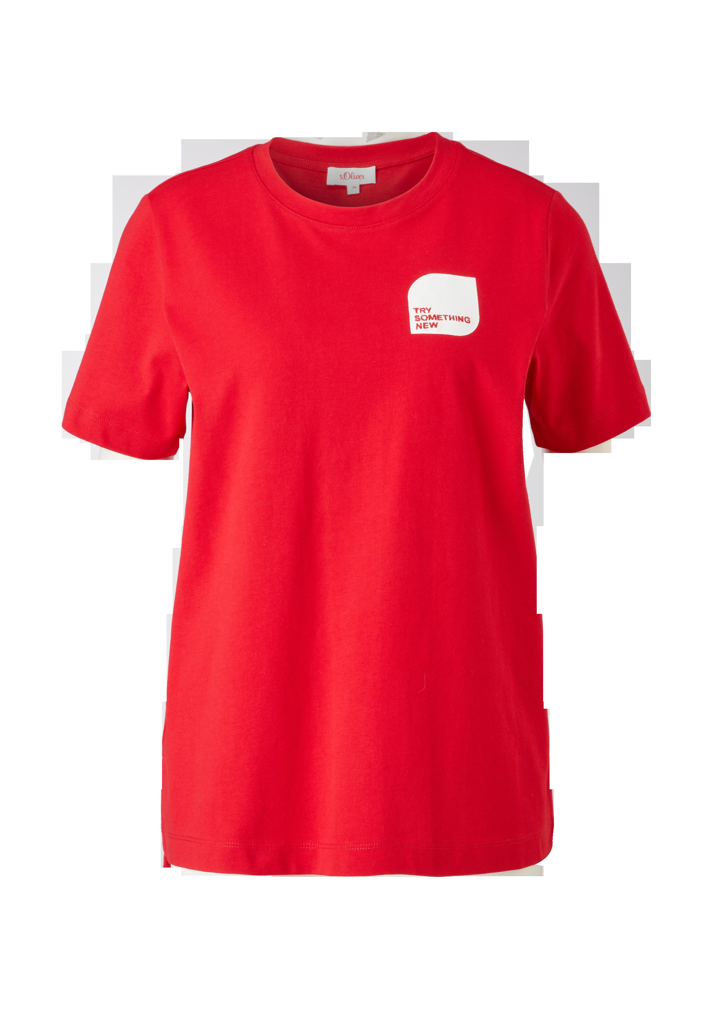 Lockeres Jerseyshirt mit Print  2125238-31D1