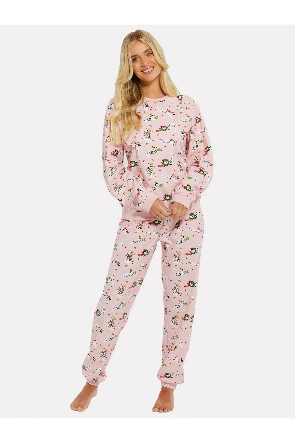 Threadbare  Loungewear THB Pooch Weihnachts-Pyjama-Set