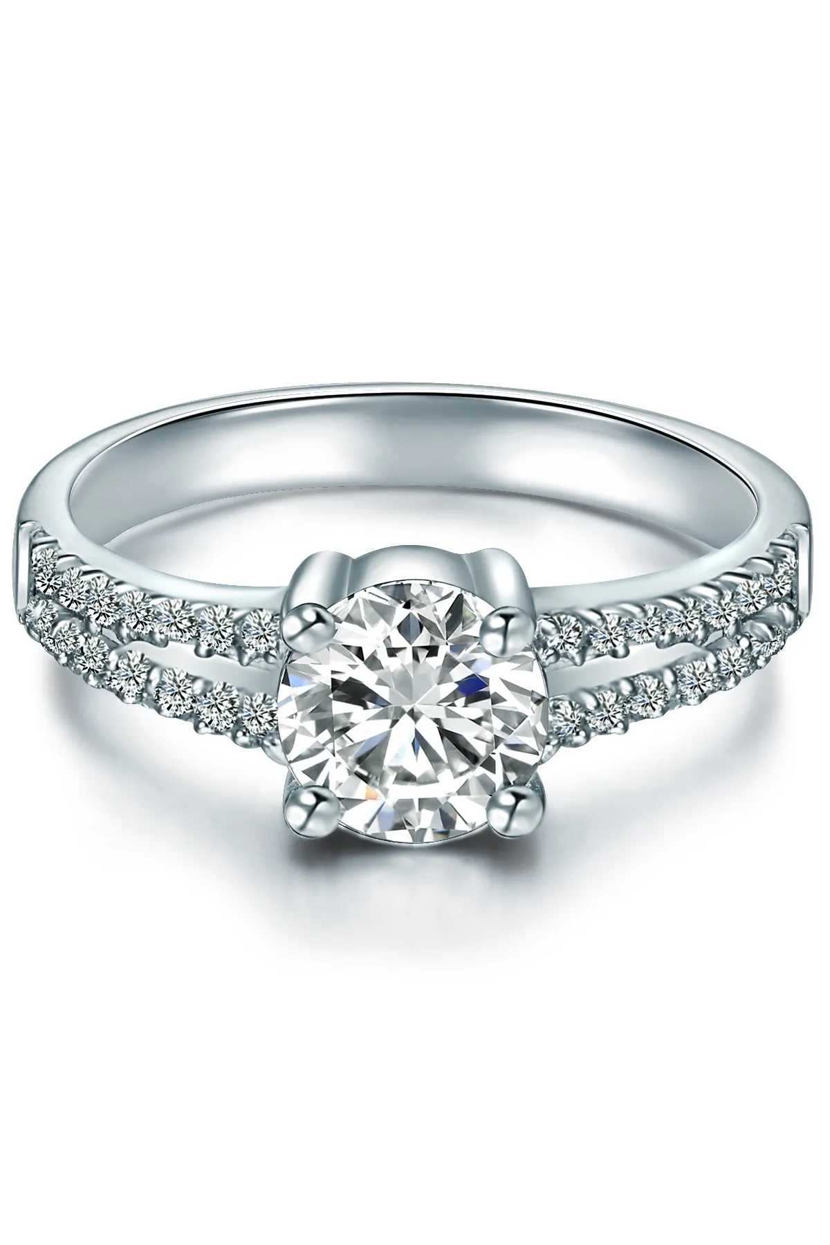 Trilani  Silberring Ring Sterling Silber Zirkonia weiß