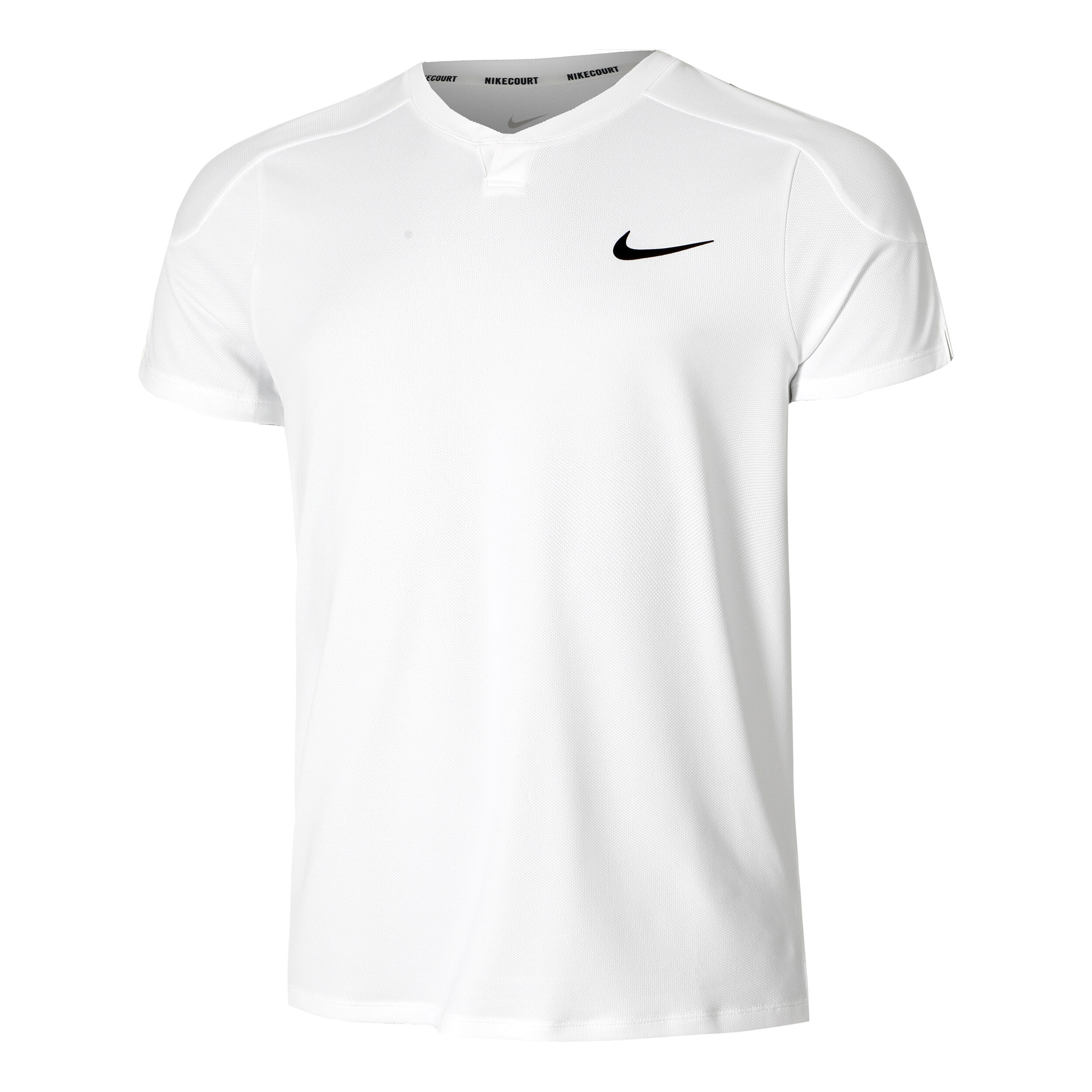 Dri-Fit Court Slam T-Shirt Herren - Weiß, Gold