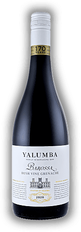Yalumba, Barossa, Barossa Bush Vine Grenache, 2020, South Australia  Yalumba, Barossa, Barossa Bush Vine Grenache, 2020, South Australia  Dieser Bush Vine Grenache reifte acht Monate in gebrauchten französischen Eichenfässern. Jahrgang 2020 - 0,75	 L