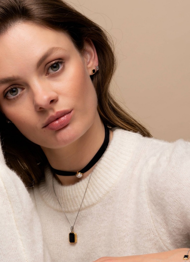 TI SENTO - Milano Gold-plated Stud Earrings 7893BY
