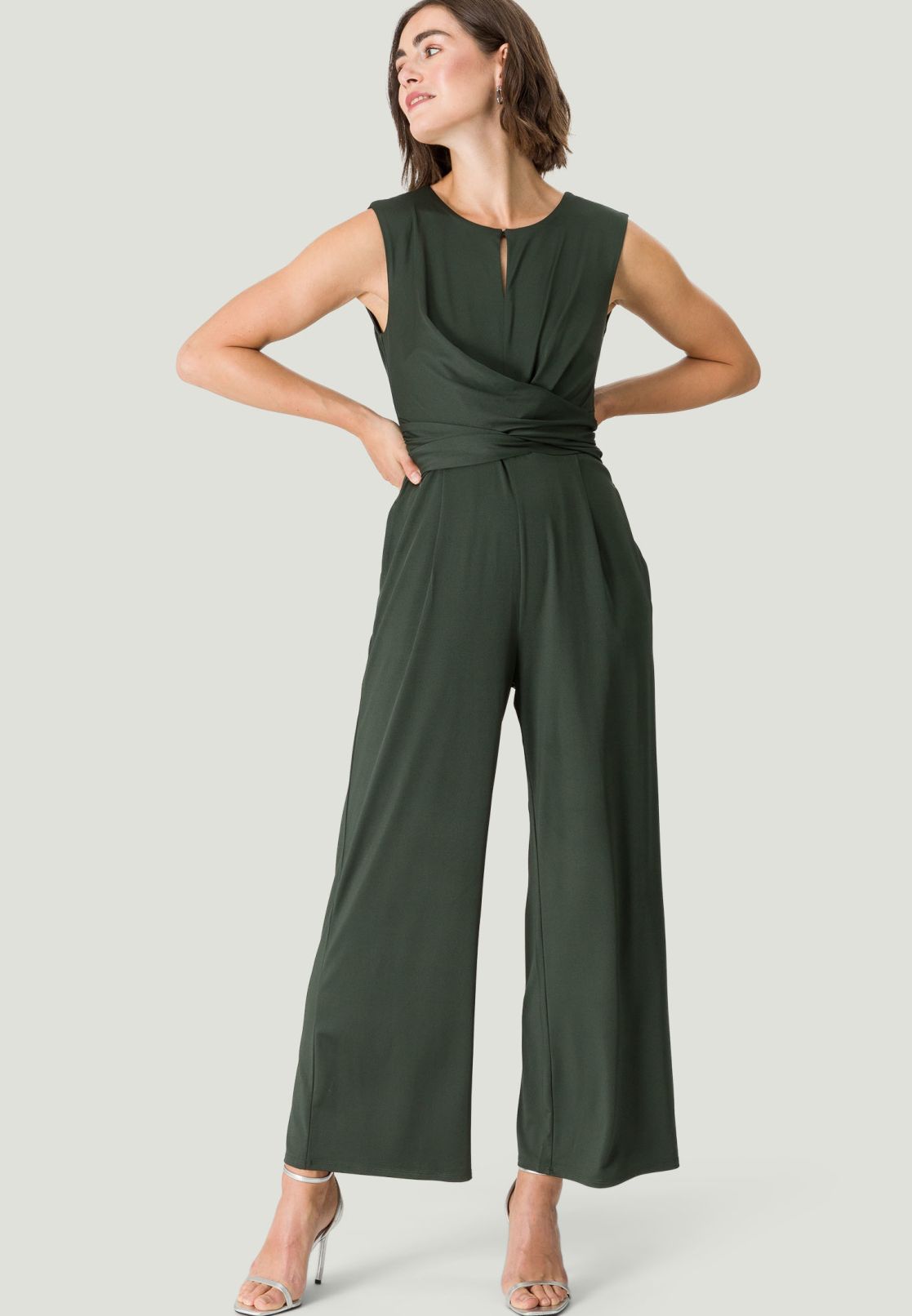 Jumpsuit mit Raffung