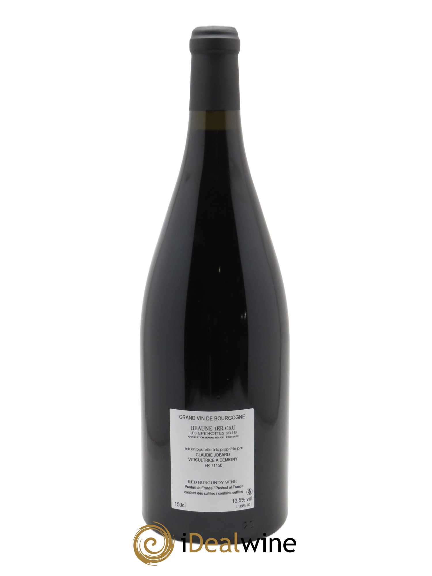 Beaune 1er Cru Les Epenottes Claudie Jobard  2018 - Lot de 1 Magnum