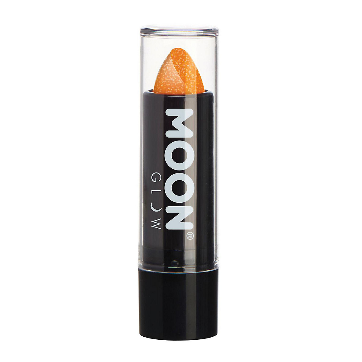 Moon Glow Neon UV Glitzer Lippenstift orange