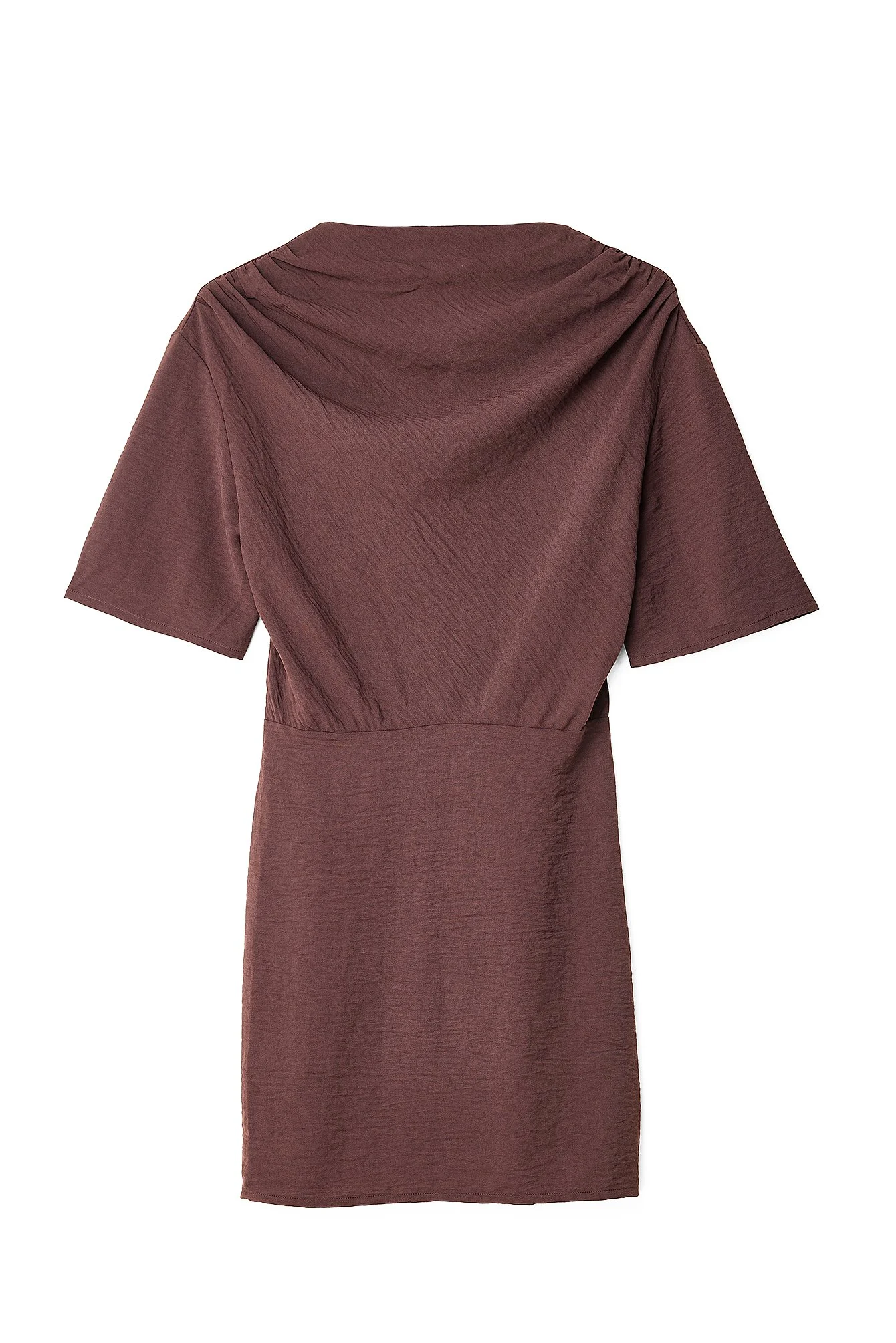 Minikleid mit Trichterausschnitt