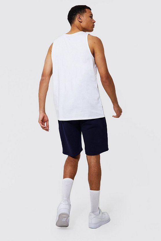 Tall Jersey-Shorts mit Man-Kordelzug